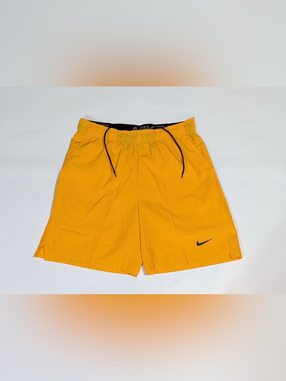 Nike Court Dri-fit Flex Men’s Athletic Training Shorts FQ1885-716 Yellow Black